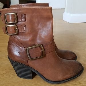Lucky Brand Brown Leather Boots